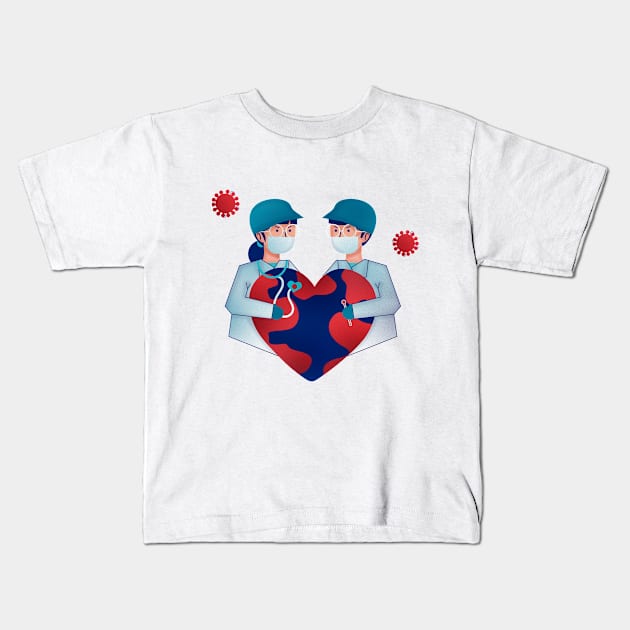 Er Nurse Christmas Kids T-Shirt by JaunzemsR